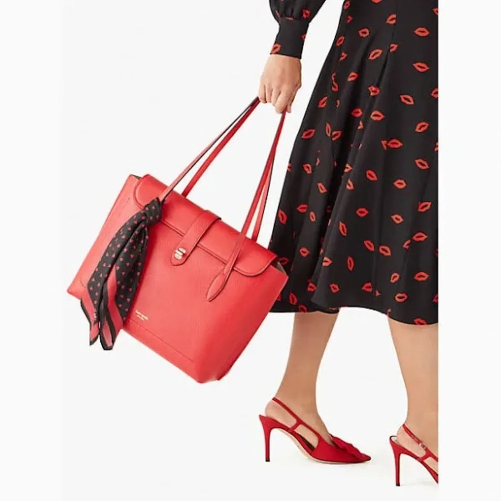 Kate Spade Mini Hearts bandana scarf